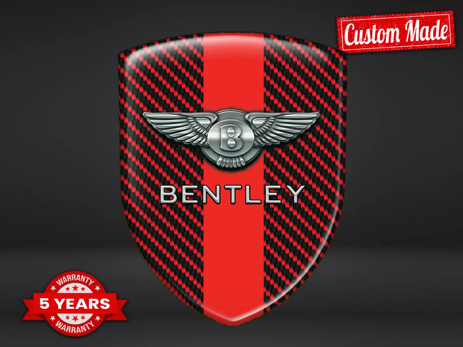 Bentley Custom Windshield Stickers Max Resilient Pro Look